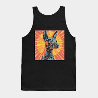 Retro Mexican Hairless: Pastel Pup Revival Tank Top